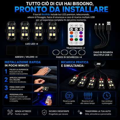 Kit Premium Luci Ambientali RGB